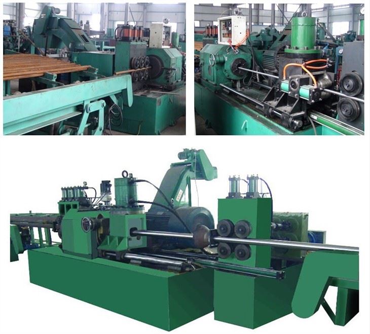 Low Cost Steel Bar Peeling Machine Centerless Lathe With Loading And Unloading Rack